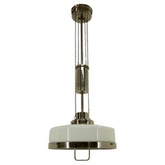 Unique Art Nouveau Adjustable Nickel-plated Pendant, 1920s