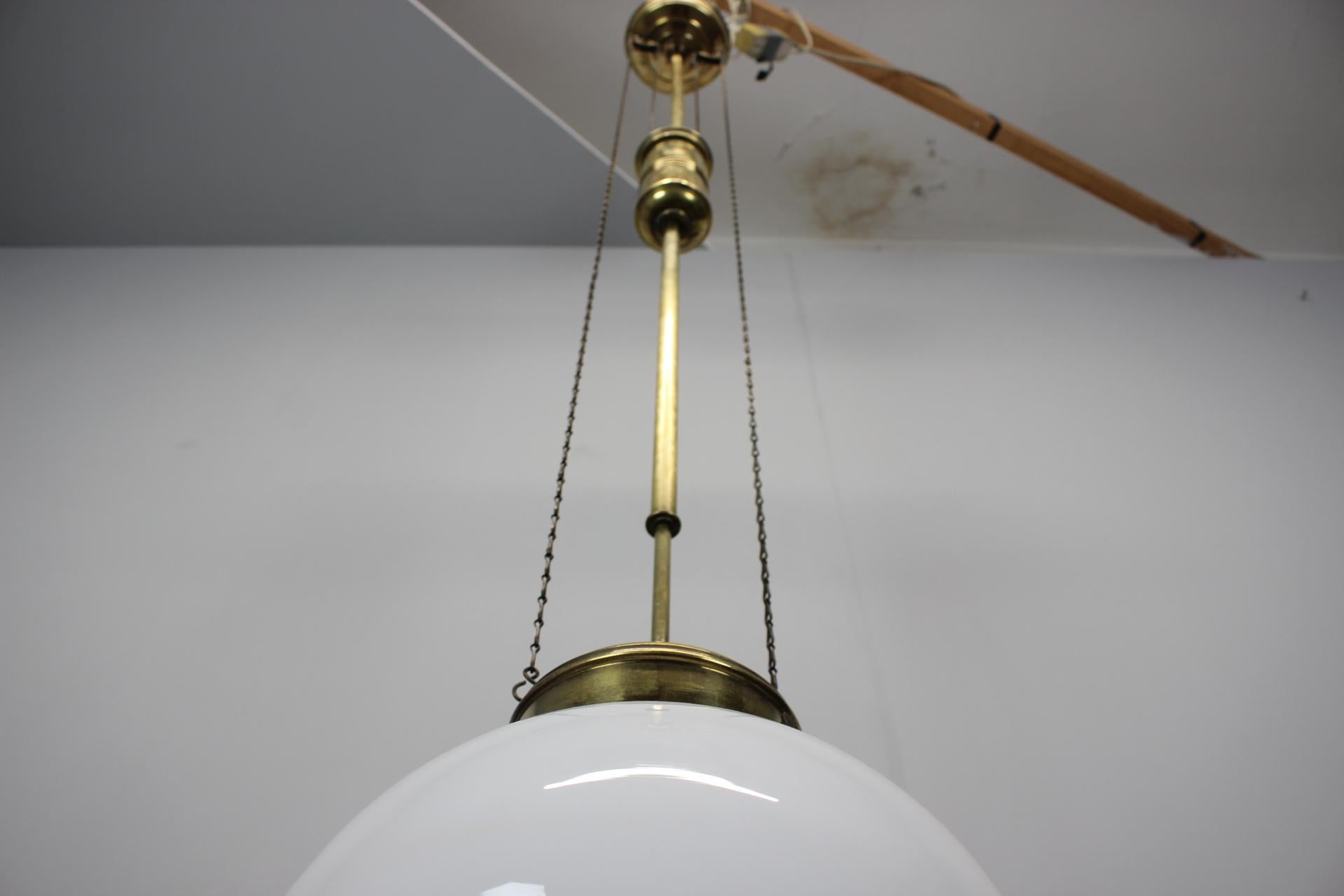 Pendente unico regolabile in stile Art Nouveau anni '20 in vendita 4