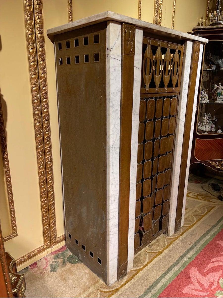 Unique Art Nouveau Heater Cladding / Fireplace Cladding in vendita 5