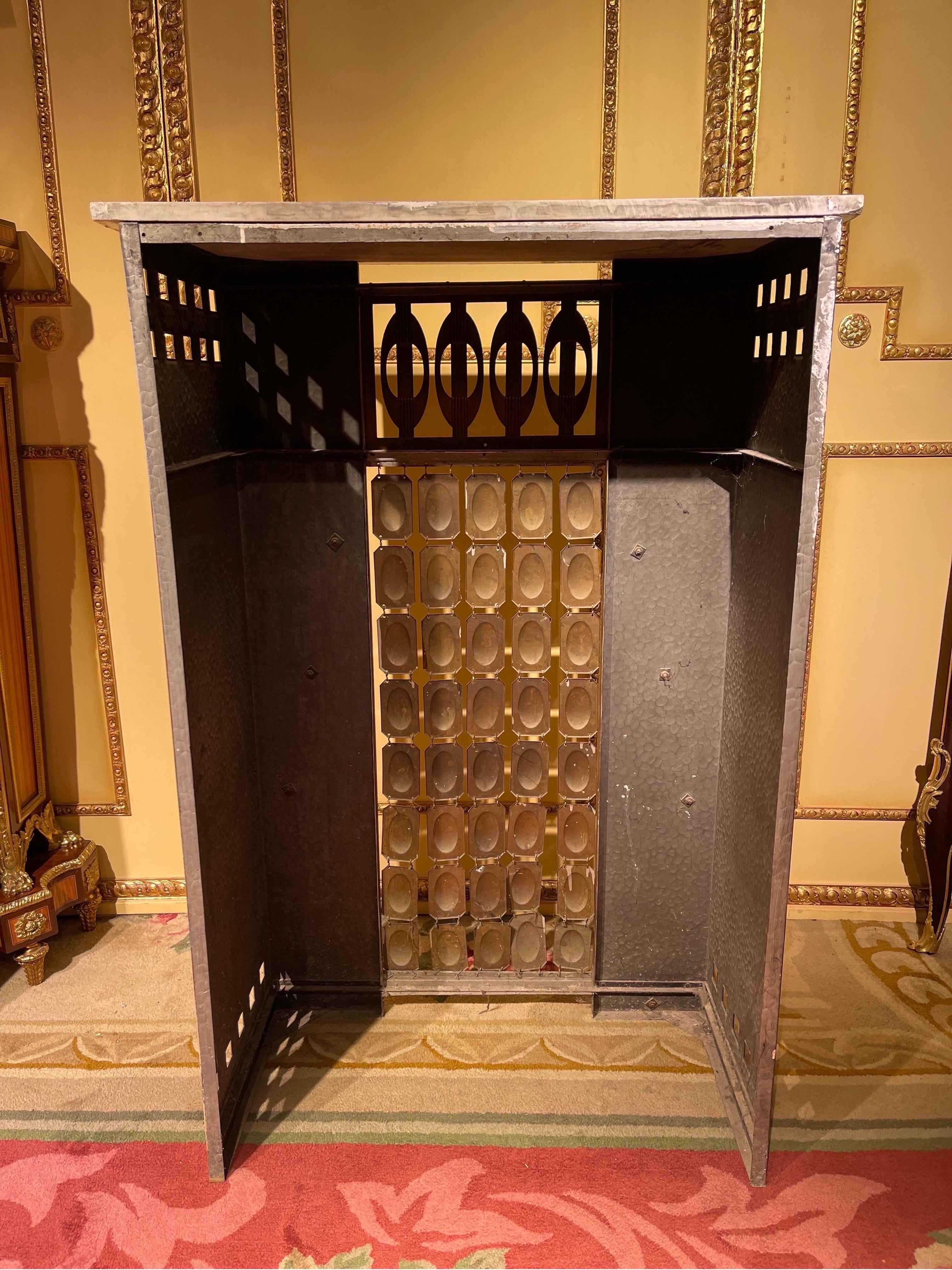Unique Art Nouveau Heater Cladding / Fireplace Cladding For Sale 2