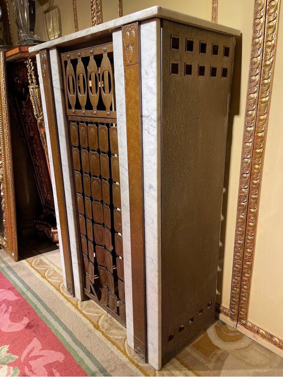 Unique Art Nouveau Heater Cladding / Fireplace Cladding in vendita 7