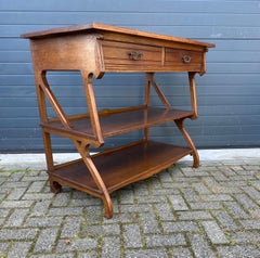 Etagère, buffet, étagère ouverte en bois de chêne unique Art Nouveau / Jugendstil