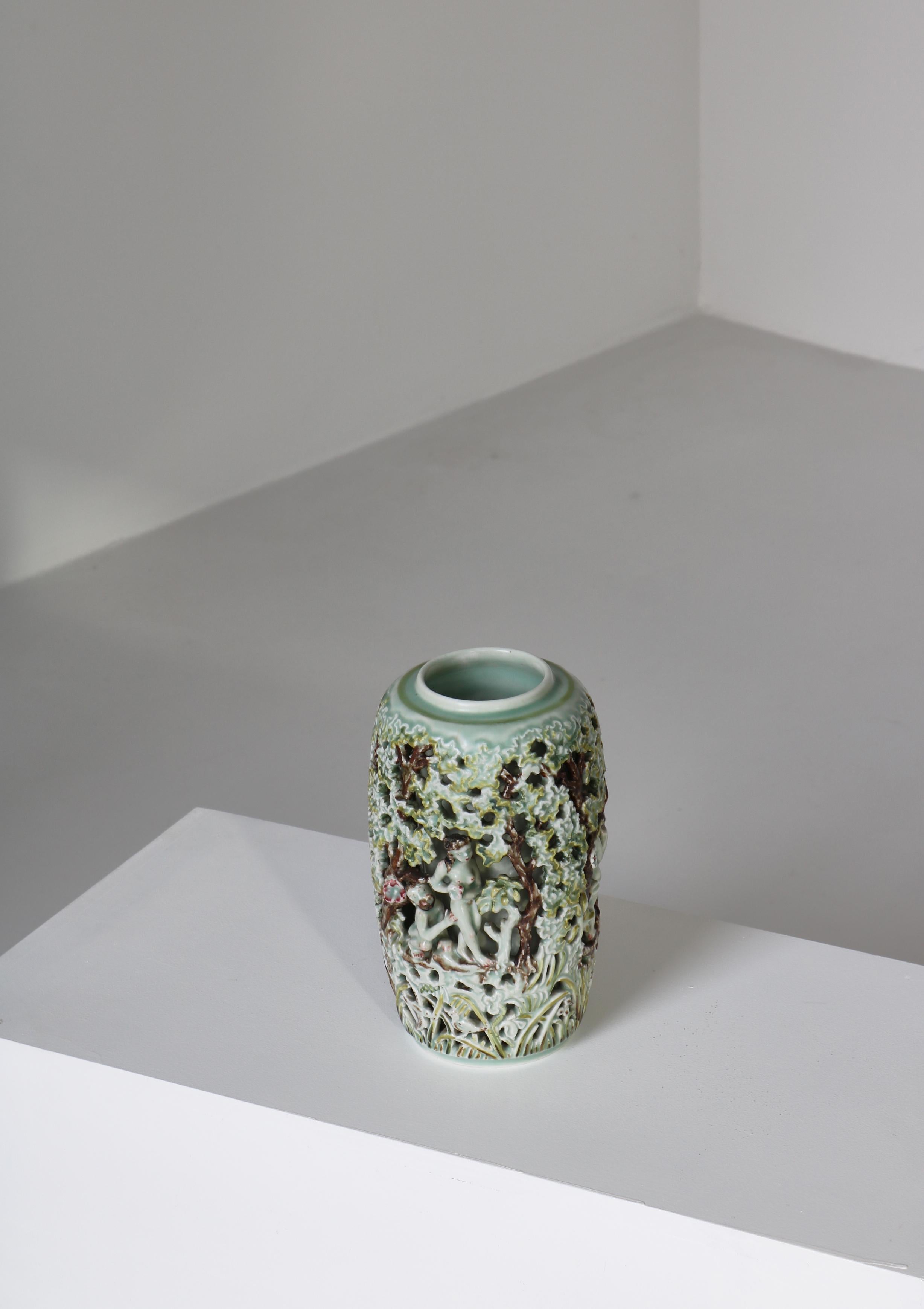 Vaso unico Art Nouveau 