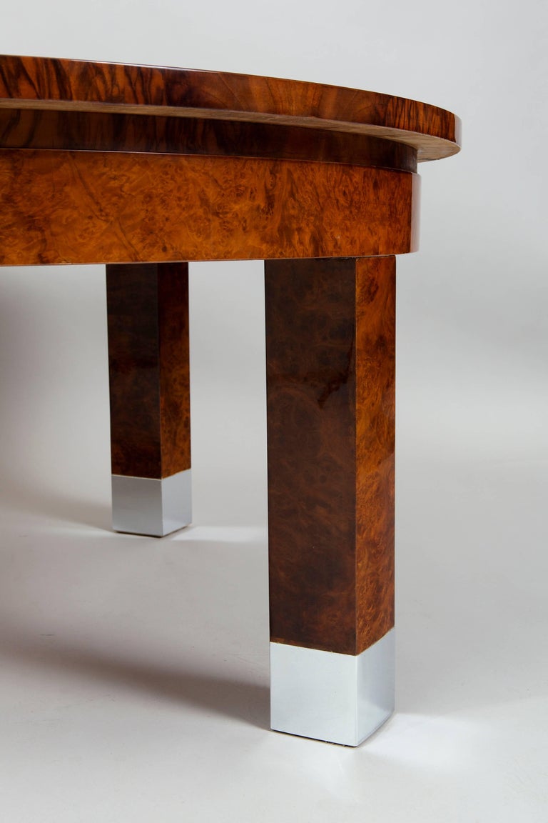 Unique Art Deco Coffee Table, Material Walnut For Sale at ...
