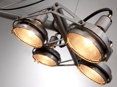 Collection of Unique Articulating Ceiling Quad Spot Lights