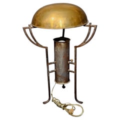 Unique Artist Made "Industrial Metal Lamp", Dimmer Switch