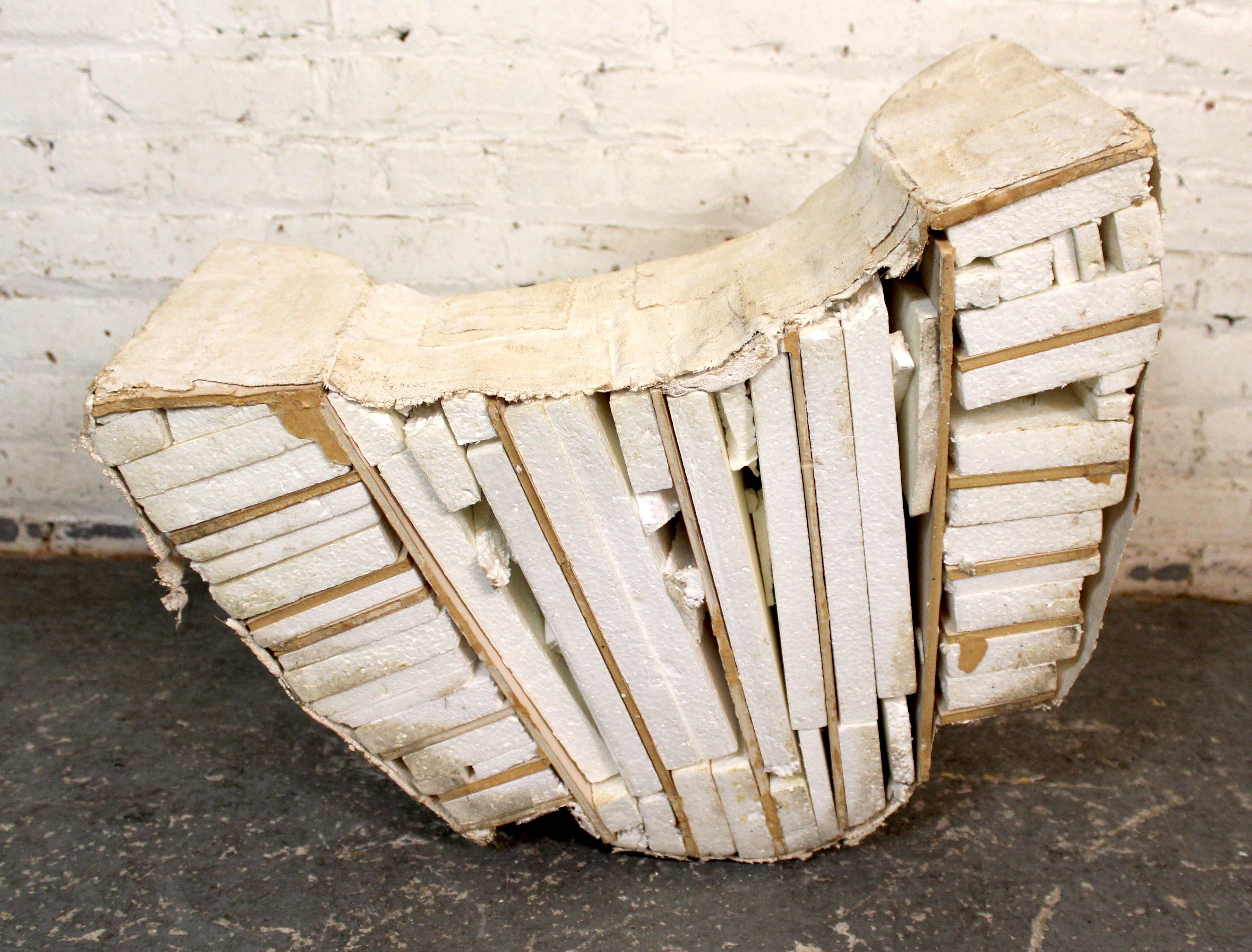 20th Century Unique Artist Made Paper Mache Child's Chair For Sale