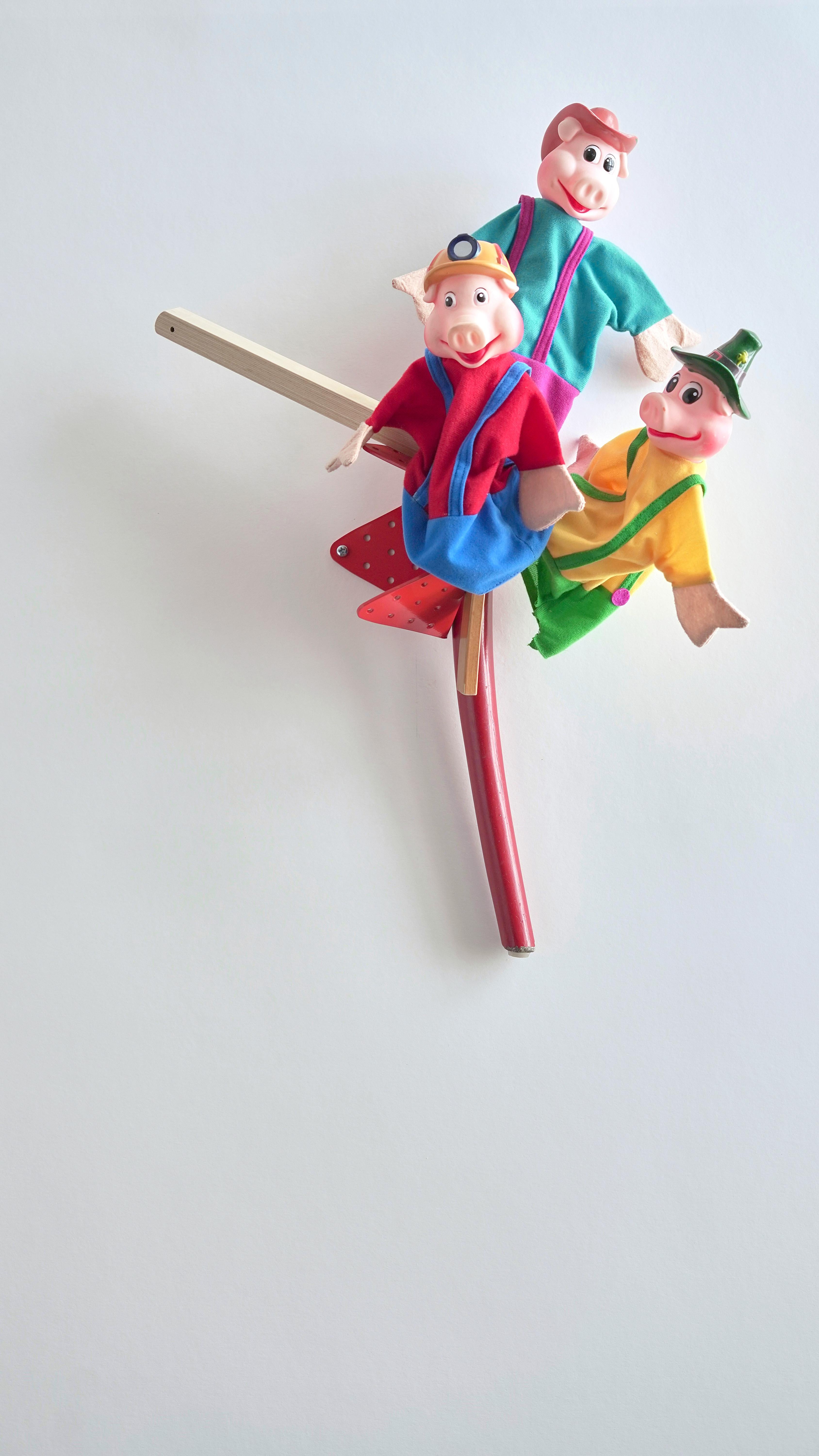Spanish Hanger Unique Artistic Puppets Up-cycled by Curro Claret, Hanger #8 For Sale