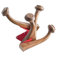 Hanger Unique Artistic Wooden Up-cycled by Curro Claret, Hanger #7