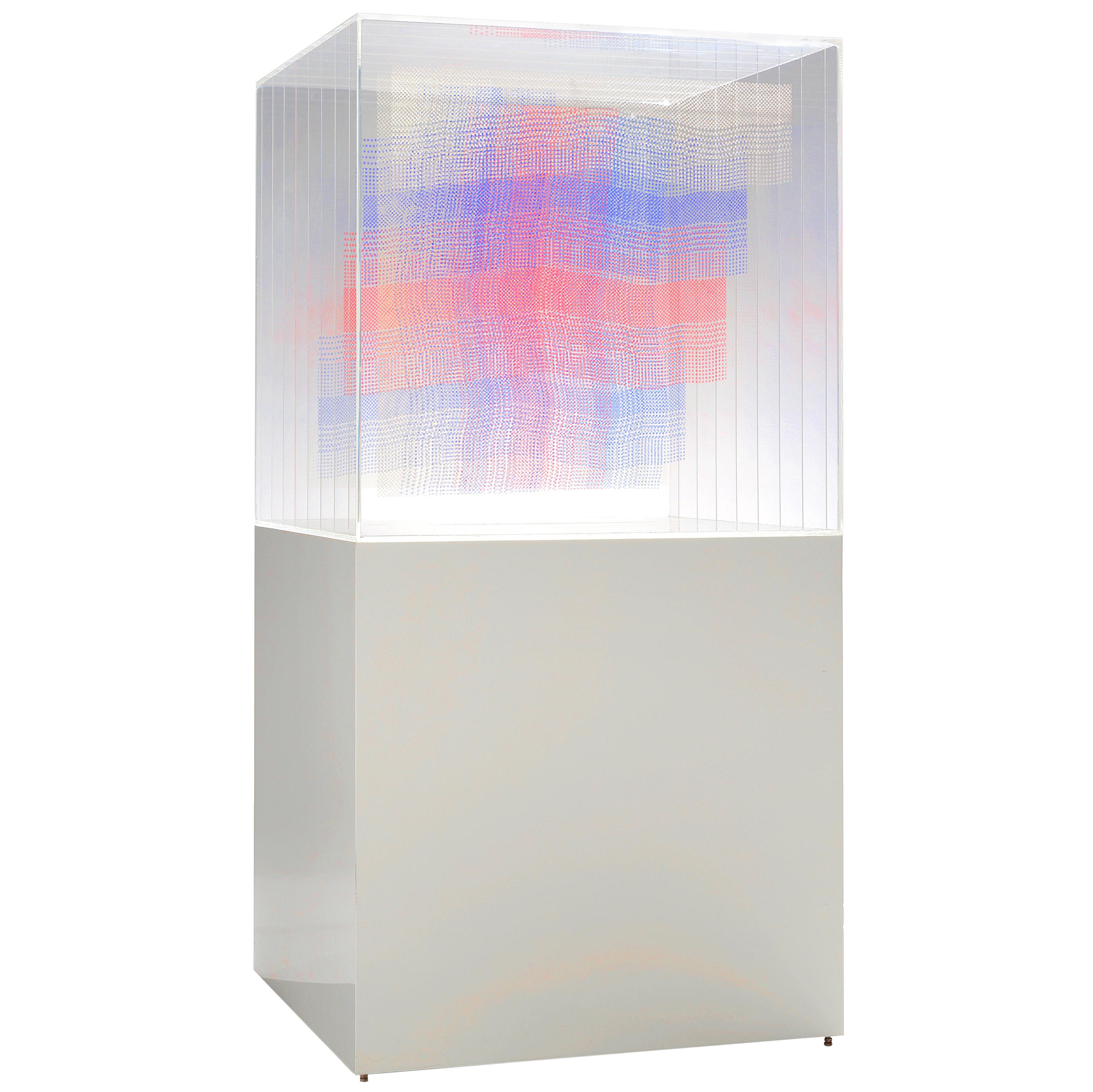 Maria Westra Abstract Transparant Layered Cube For Sale