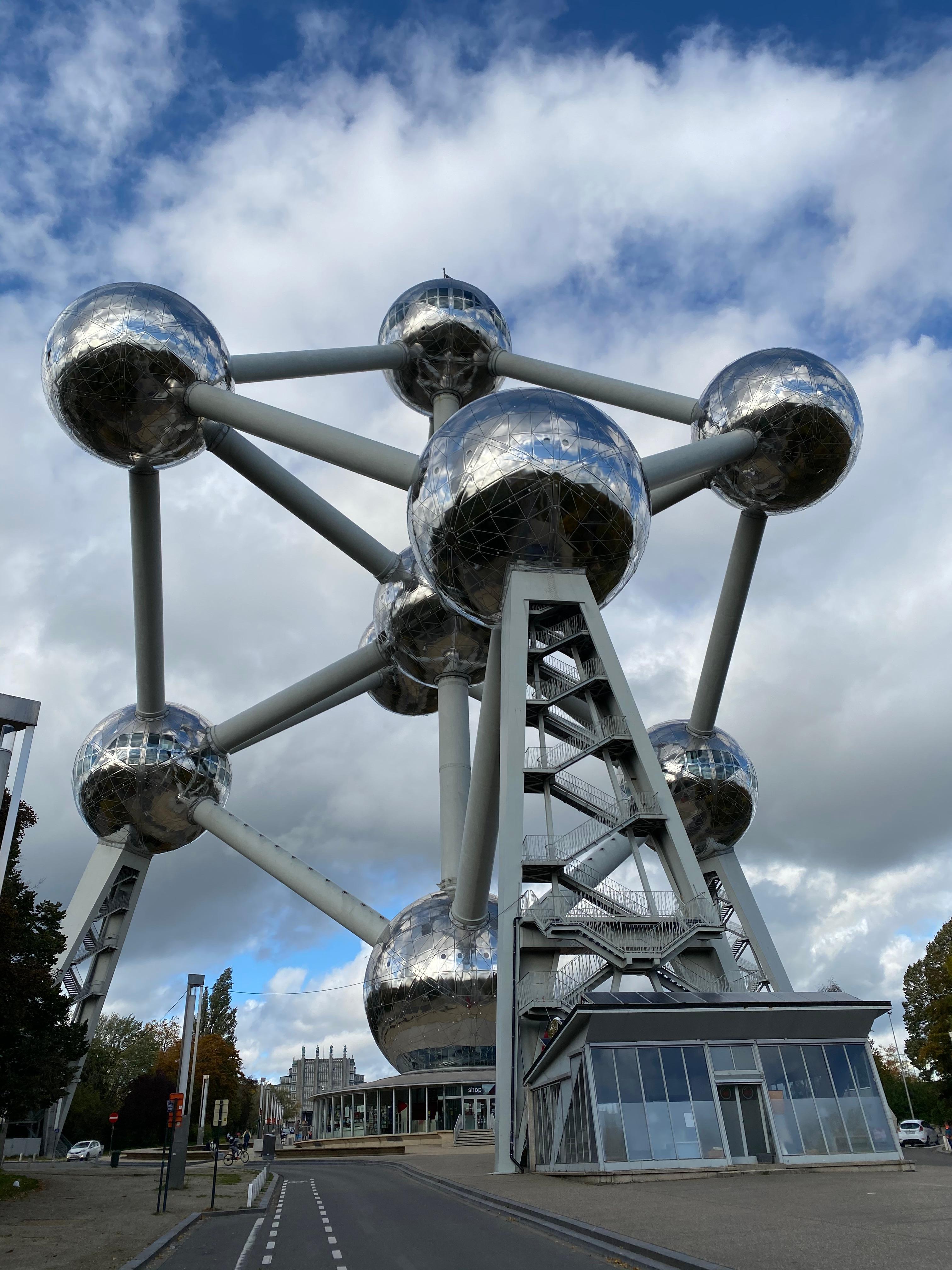 Original-Kunstwerk „Atomium“-Tafel, Weltausstellung 58, Brüssel, Belgien 2005 im Angebot 5
