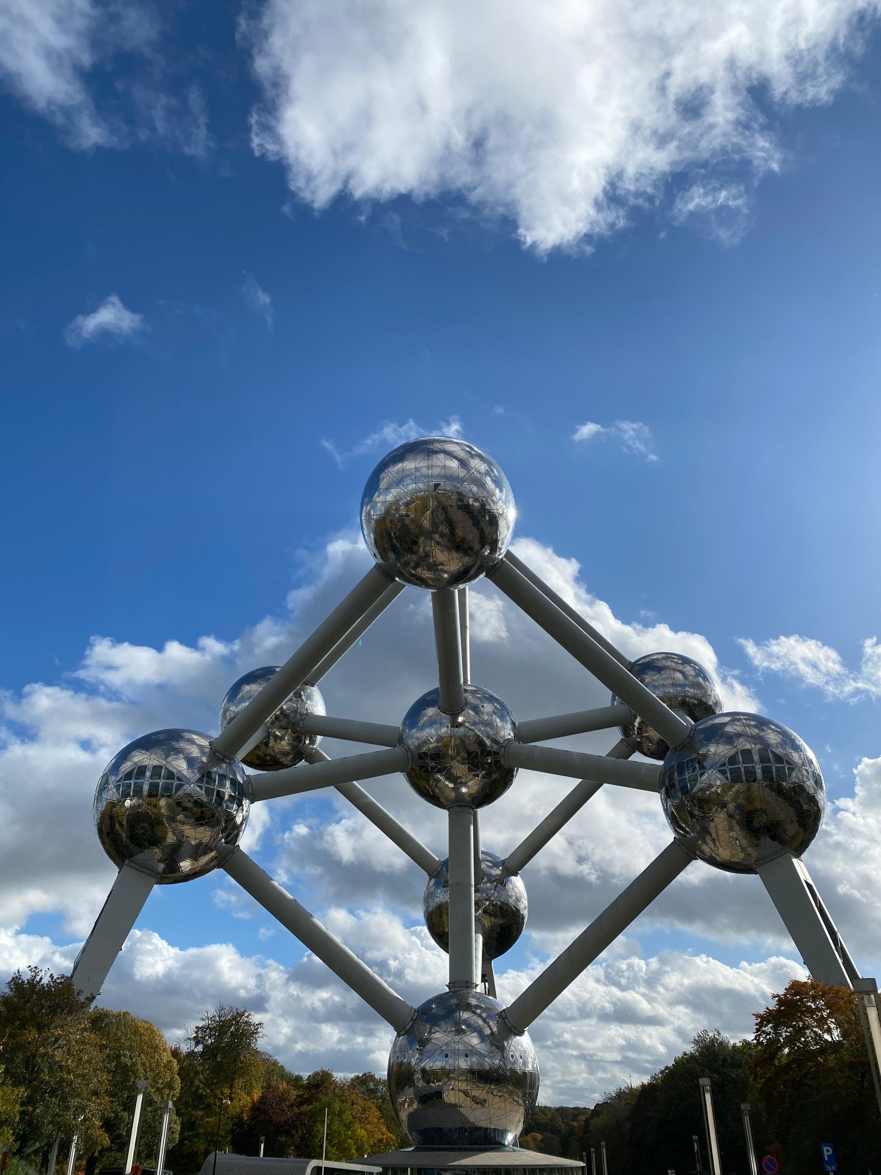 Original-Kunstwerk „Atomium“-Tafel, Weltausstellung 58, Brüssel, Belgien 2005 im Zustand „Gut“ im Angebot in bergen op zoom, NL