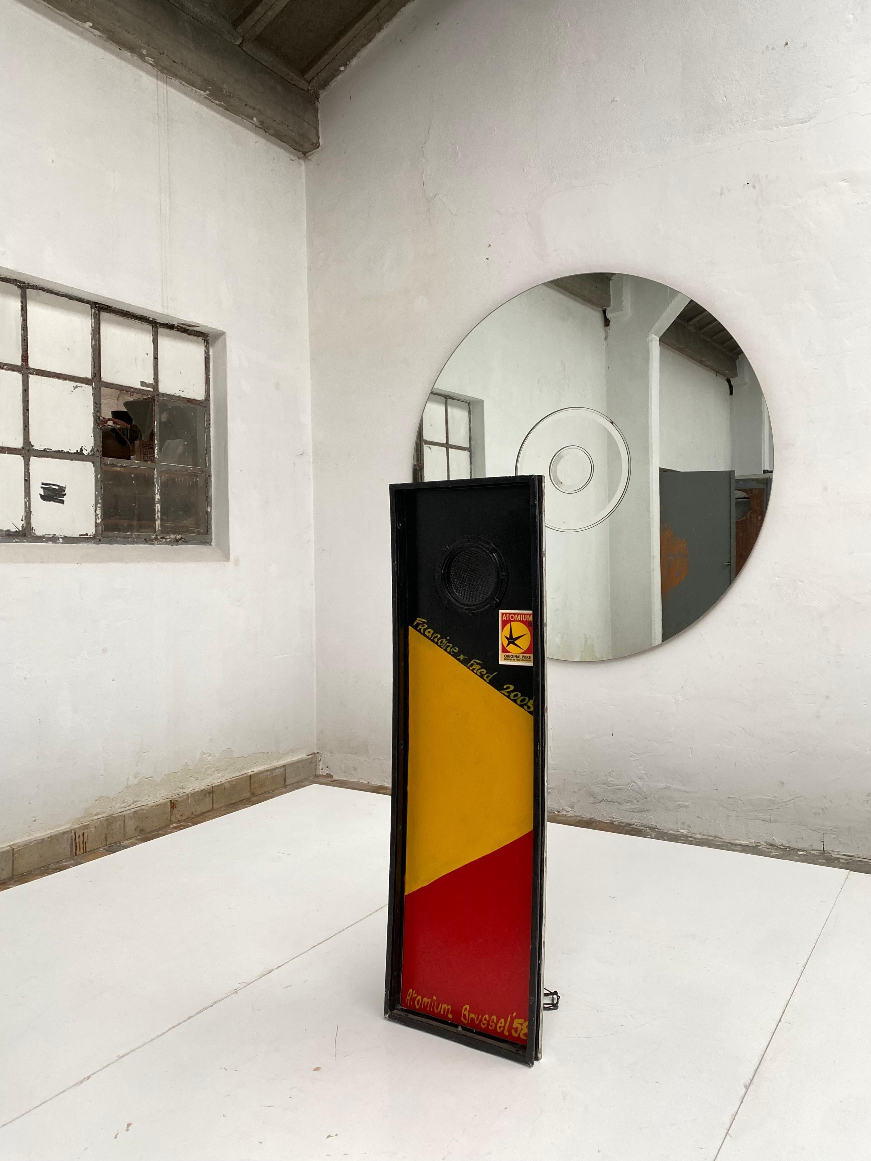 Original-Kunstwerk „Atomium“-Tafel, Weltausstellung 58, Brüssel, Belgien 2005 (Mitte des 20. Jahrhunderts) im Angebot