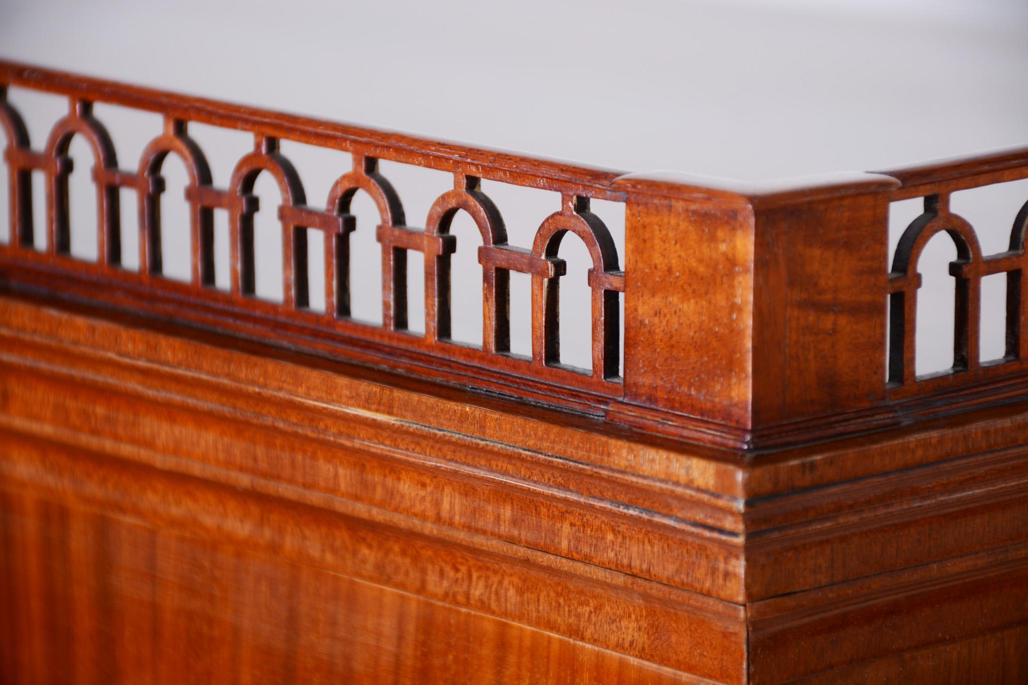 Wood Unique Austrian Empire Secretary/Writing Desk, Material Mahogany, Wien 1820-1829 For Sale