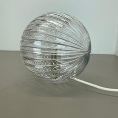 unique "BALL" crystal Glass Table Light by Claus Josef Riedel, Austria 1970s