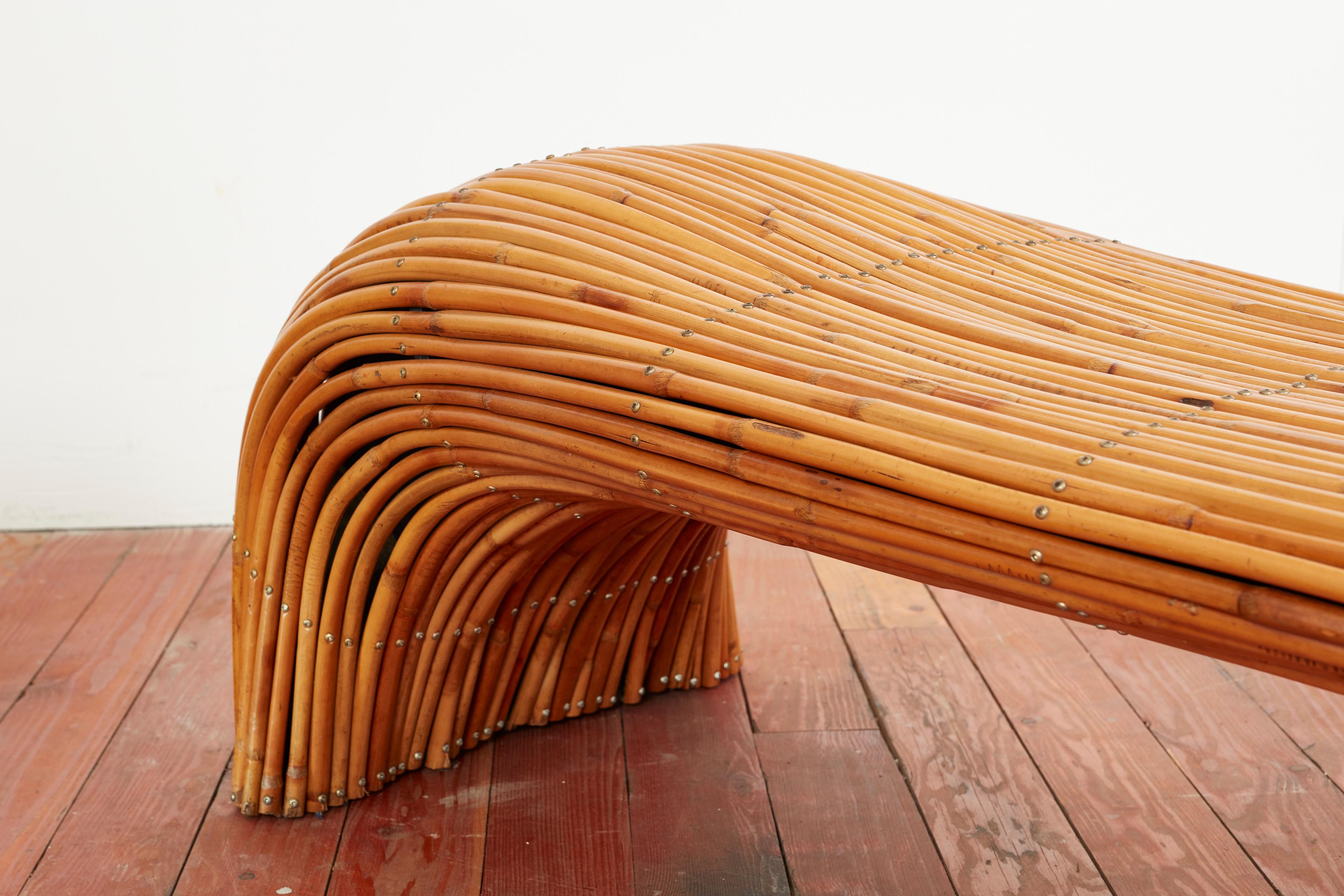 Unique Bamboo Bench 6