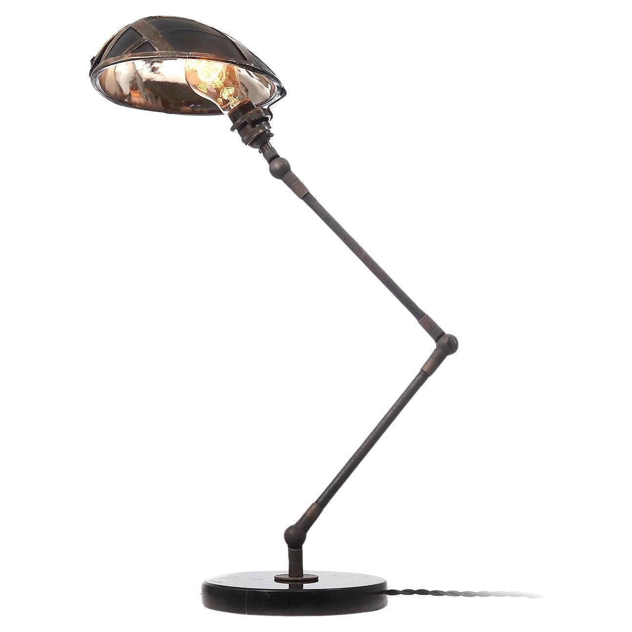Unique Banded Mirror Articulating Desk Lamp For Sale