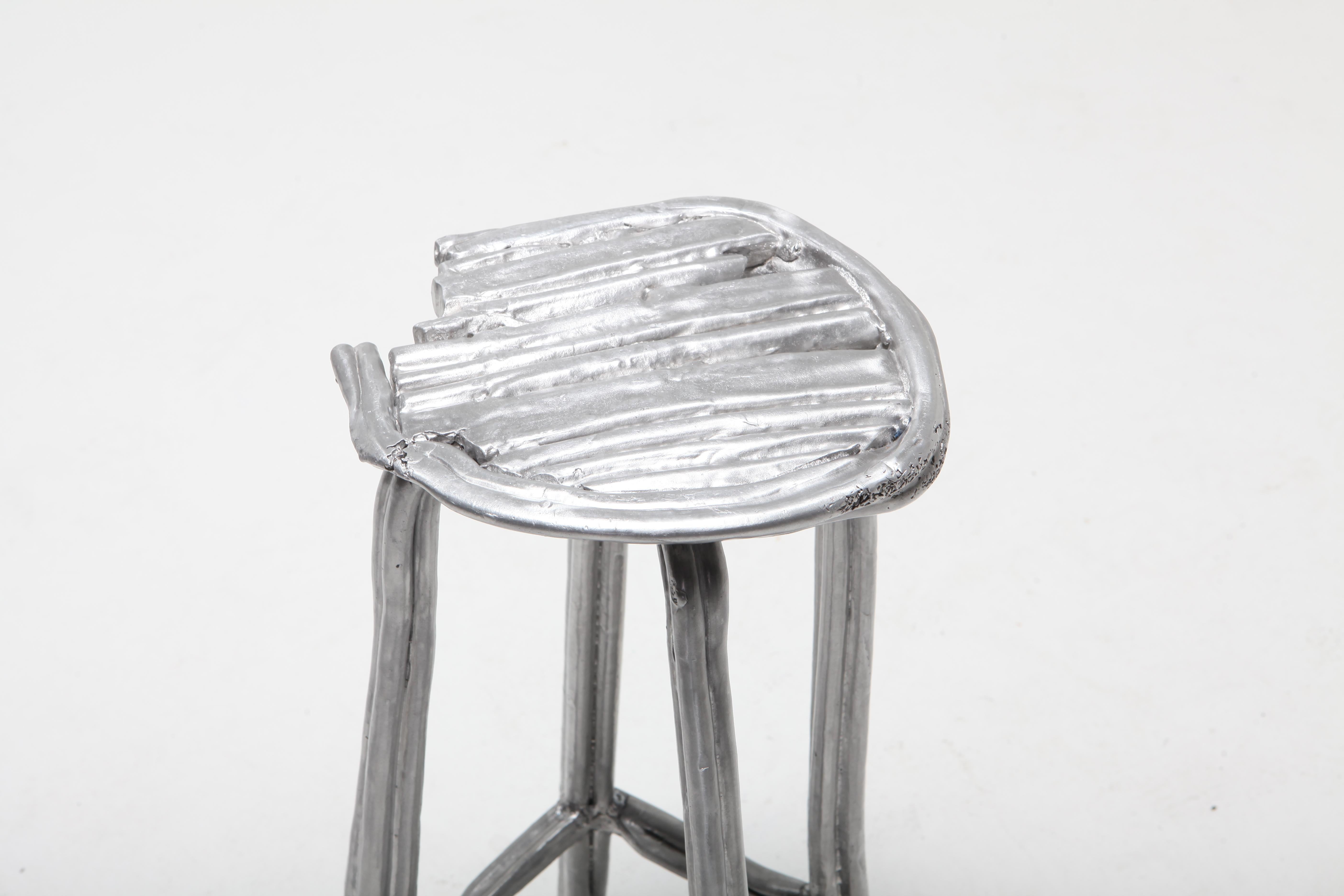 Aluminum Unique Bar Stool T-008 by Studio Nicolas Erauw