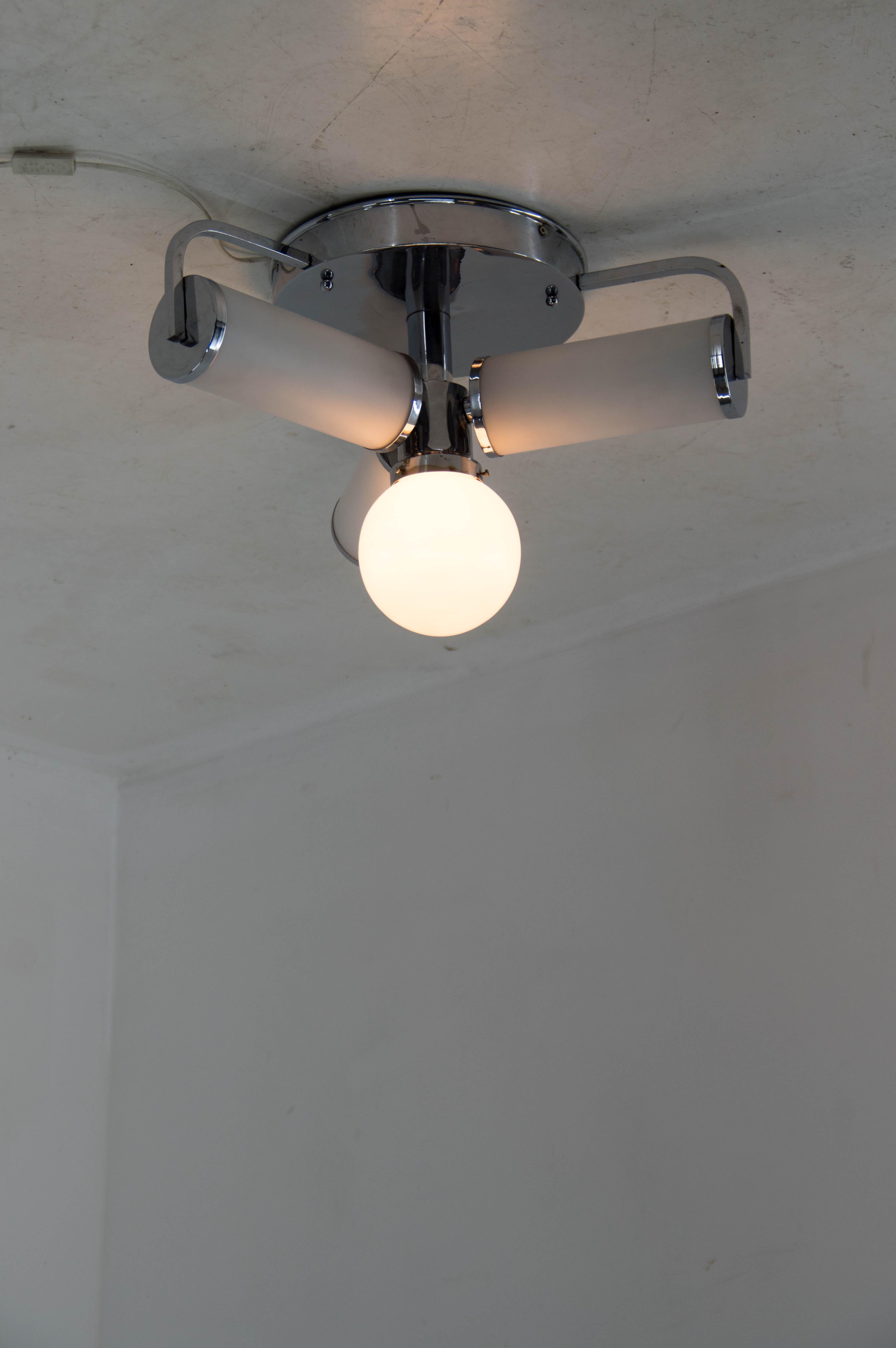 Unique Bauhaus Ceiling Light, 1930s 5