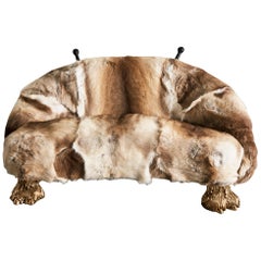 Unique Beast Settee by The Haas Brothers