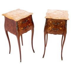 Antique Unique bedside tables, France, circa 1920.