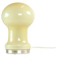 Unique Beige Opaline Glass Table Lamp by Ivan Jakes, Czechoslovakia 1960s