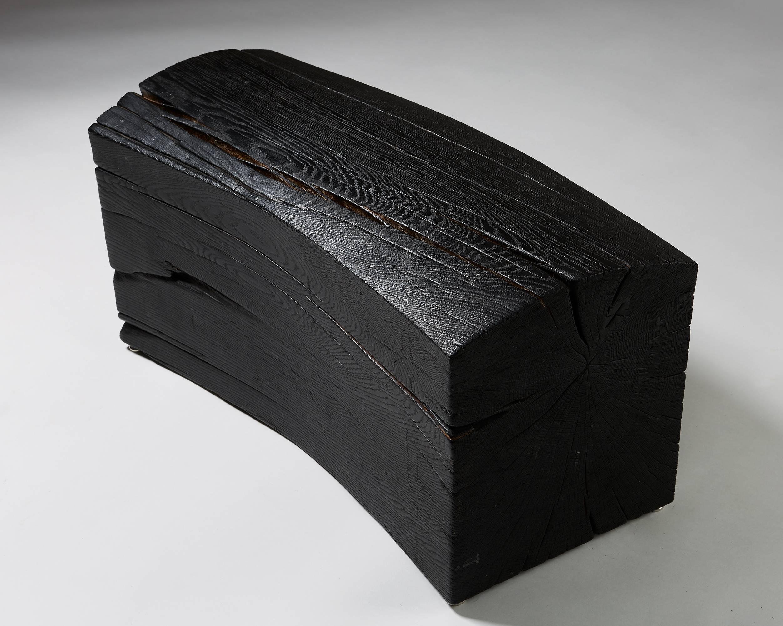 Swedish Unique Bench ‘Arc’ Designed by Per Brandstedt, Sweden, 2014 For Sale