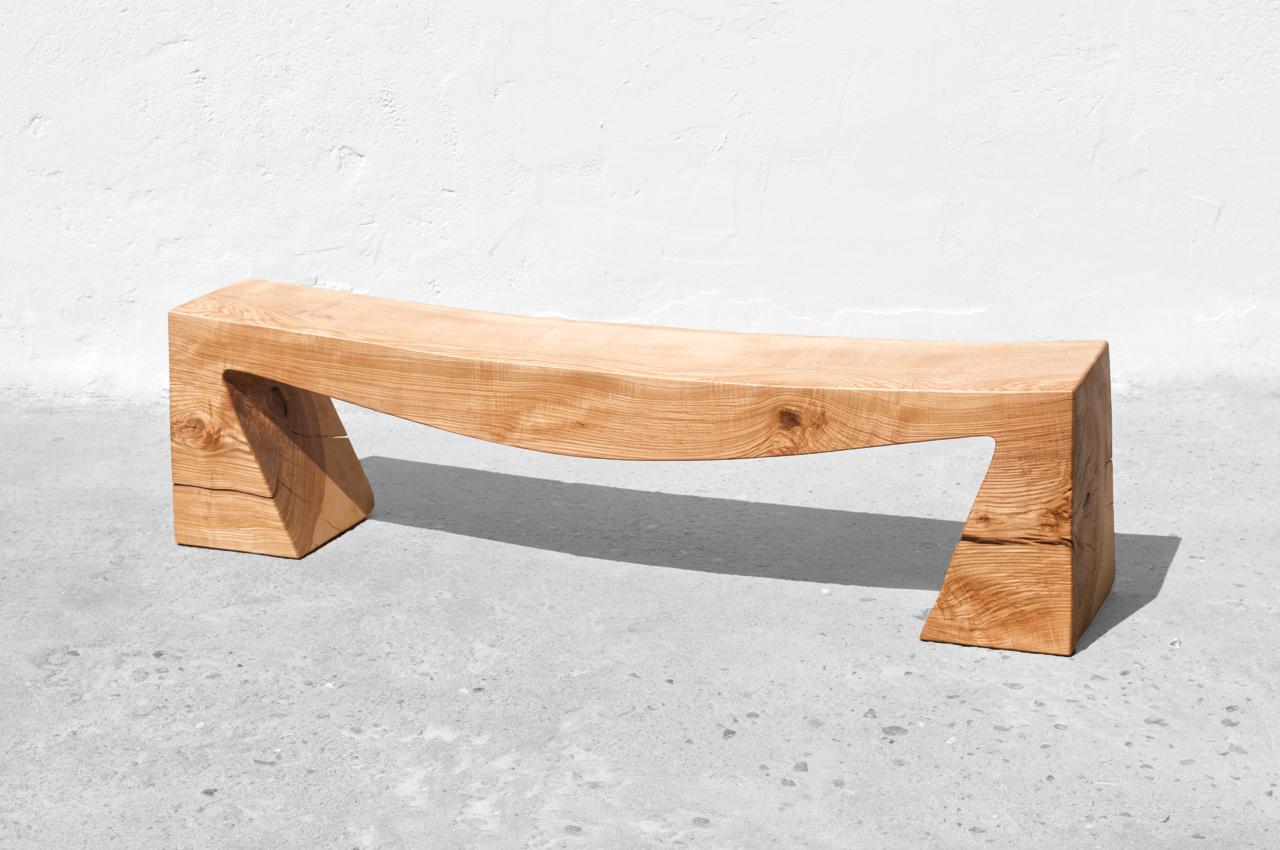 German Unique Bench by Jörg Pietschmann For Sale