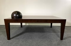 Unique Bespoke Square Coffee Table with Orb, Antonio Fortuna