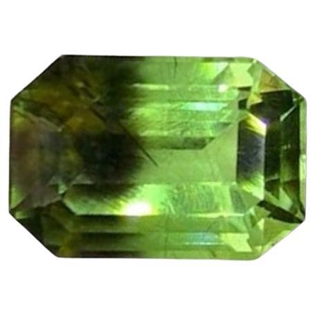 Unique Bi-Color Peridot Gemstone: August Birthstone from Pakistan 6.080 CTs For Sale