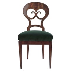 Sedia Biedermeier unica nel suo genere