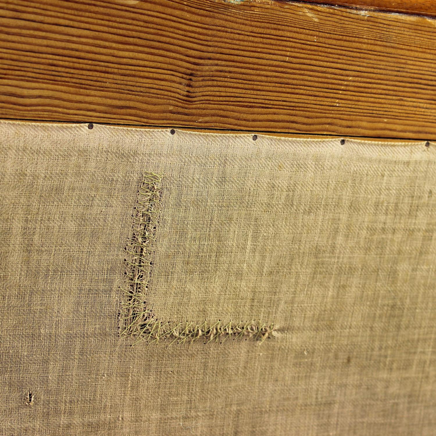 Unique Biedermeier Sofa In Original Fabric And Walnut Veneer, Vienna 1825 For Sale 14