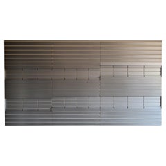 Unique Big Aluminium 1970 Wall Sculpture by Salvatore Messina