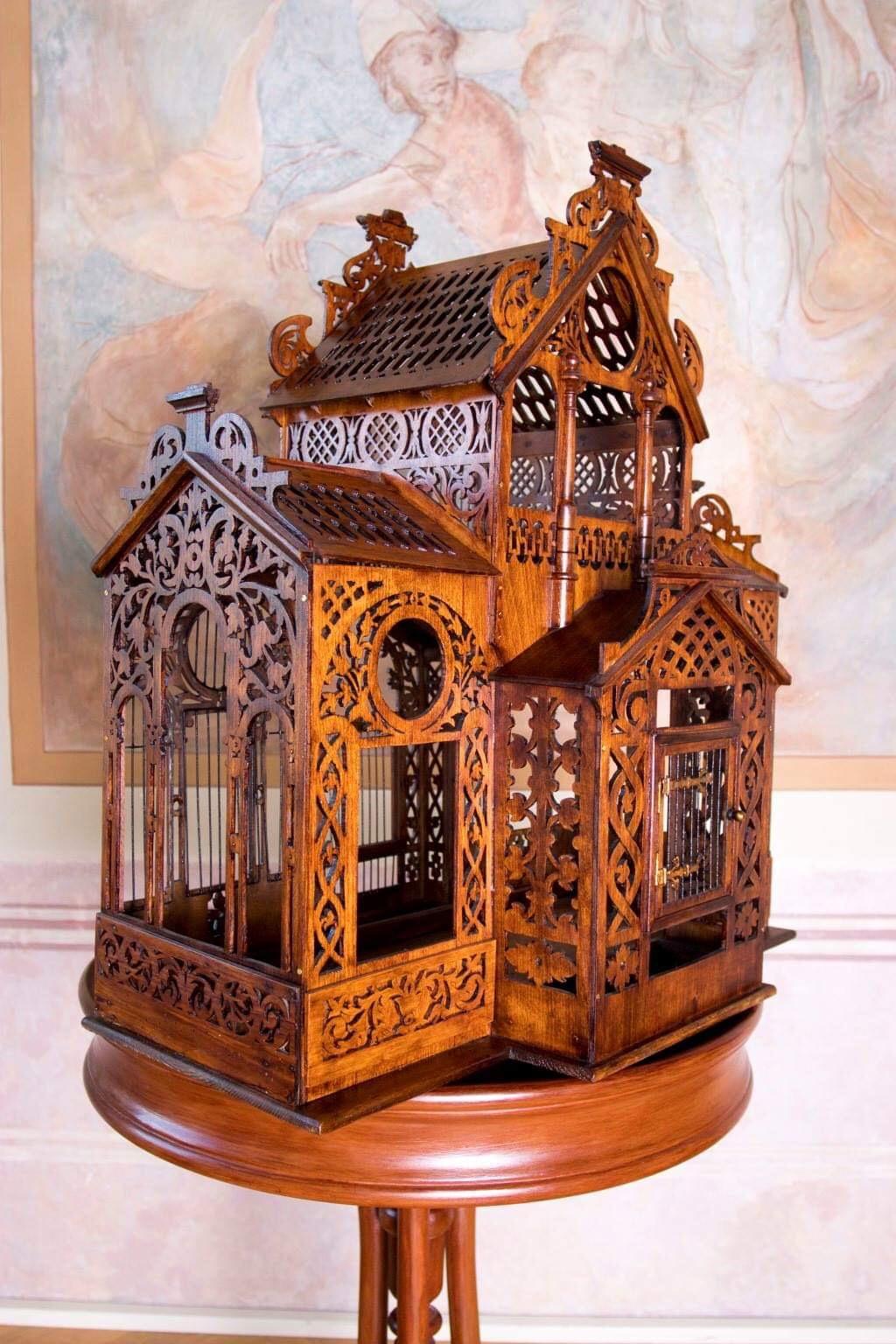 Unique Bird Cage Wien Secession In Good Condition For Sale In Gyermely, Komárom-Esztergom
