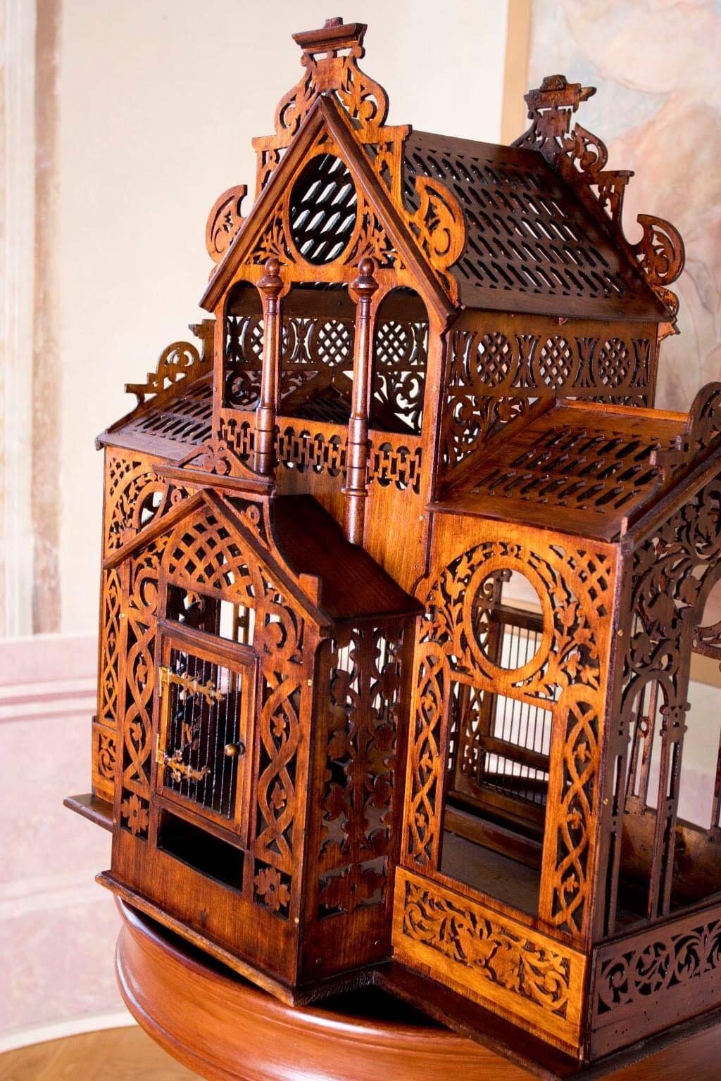 Late 19th Century Unique Bird Cage Wien Secession For Sale