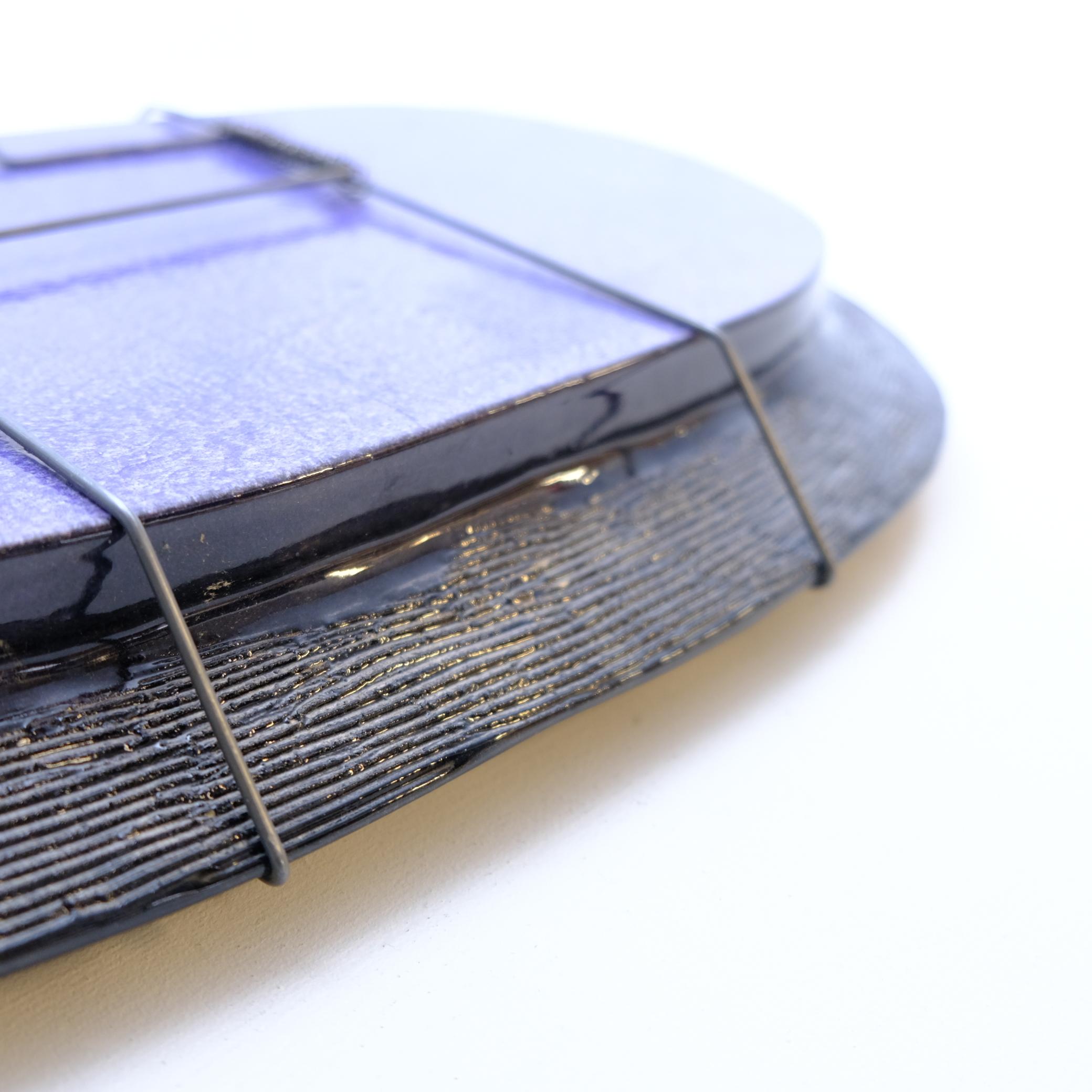 Plat décoratif unique en Birger Kaipiainen en forme d'ananas et de trèfle à quatre feuilles, Arabie, années 1960 en vente 4