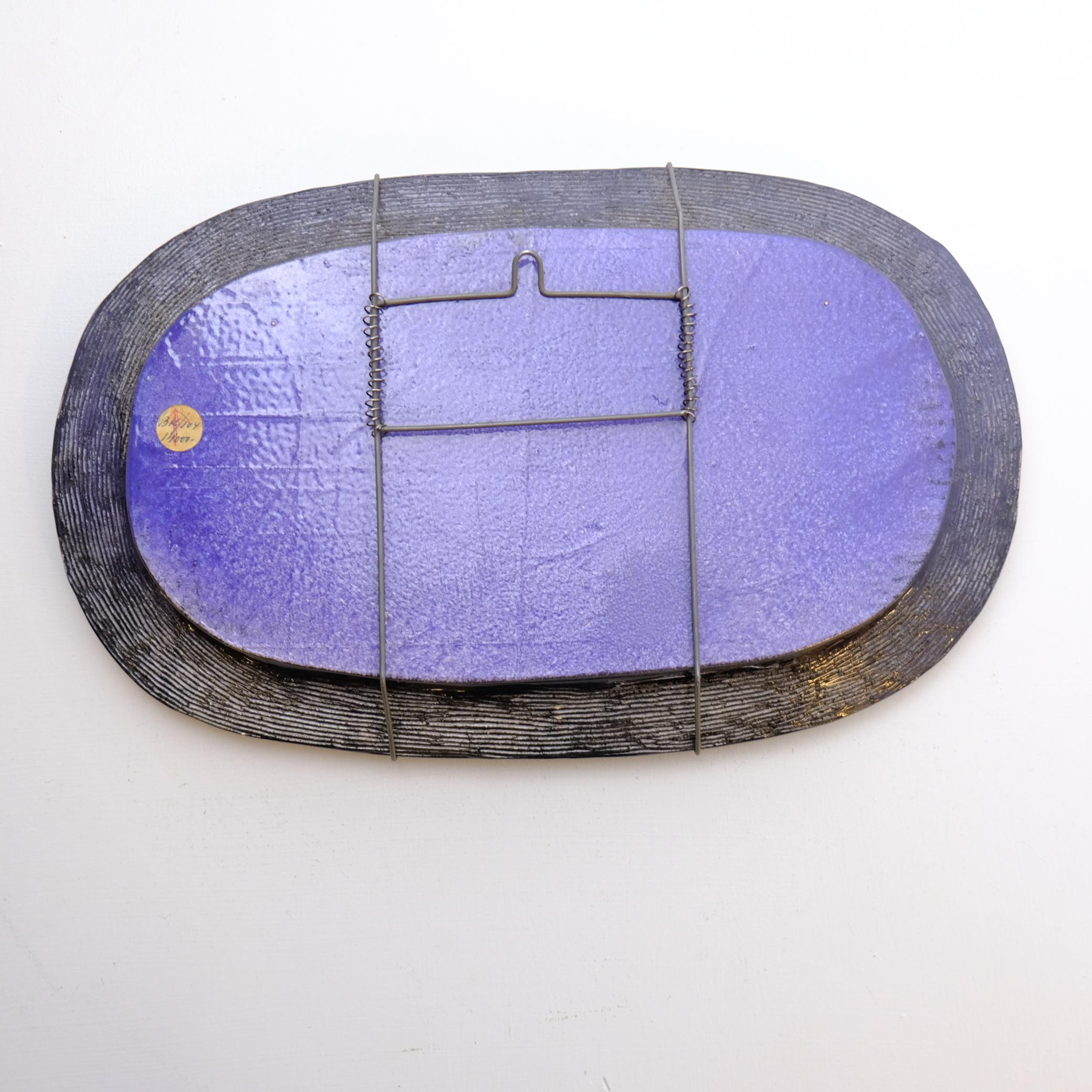 Plat décoratif unique en Birger Kaipiainen en forme d'ananas et de trèfle à quatre feuilles, Arabie, années 1960 en vente 2