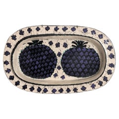 Unique Birger Kaipiainen Decorative Ananas & 4 leaf Clover Dish, Arabia, 1960s