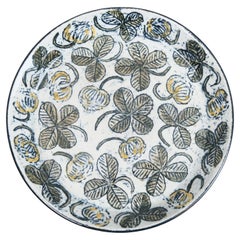 Unique Birger Kaipiainen "Lucky" Dish, Four Leaf Clover, Arabia, 1970s