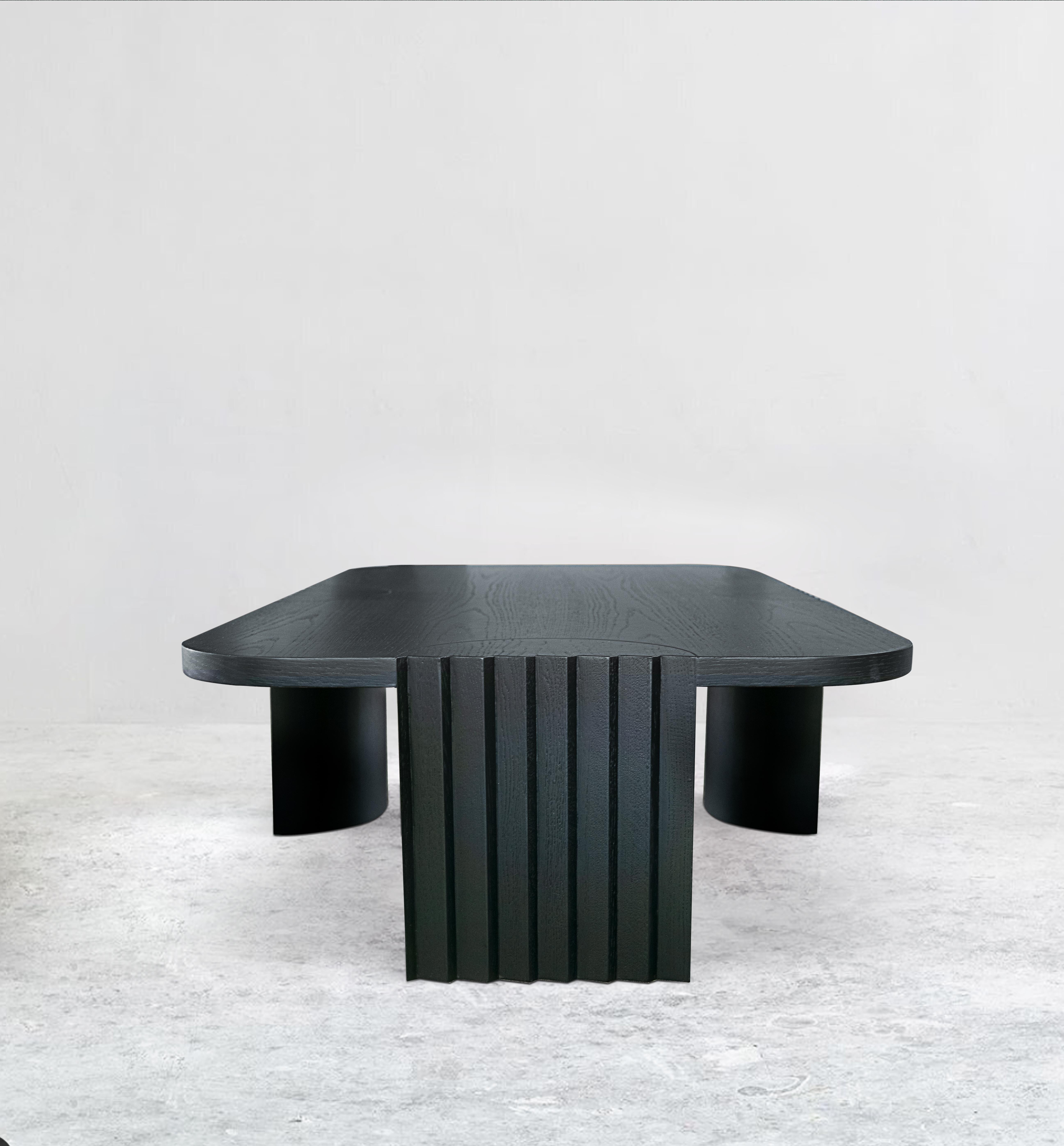 Other Unique Black Caravel Table by Collector For Sale