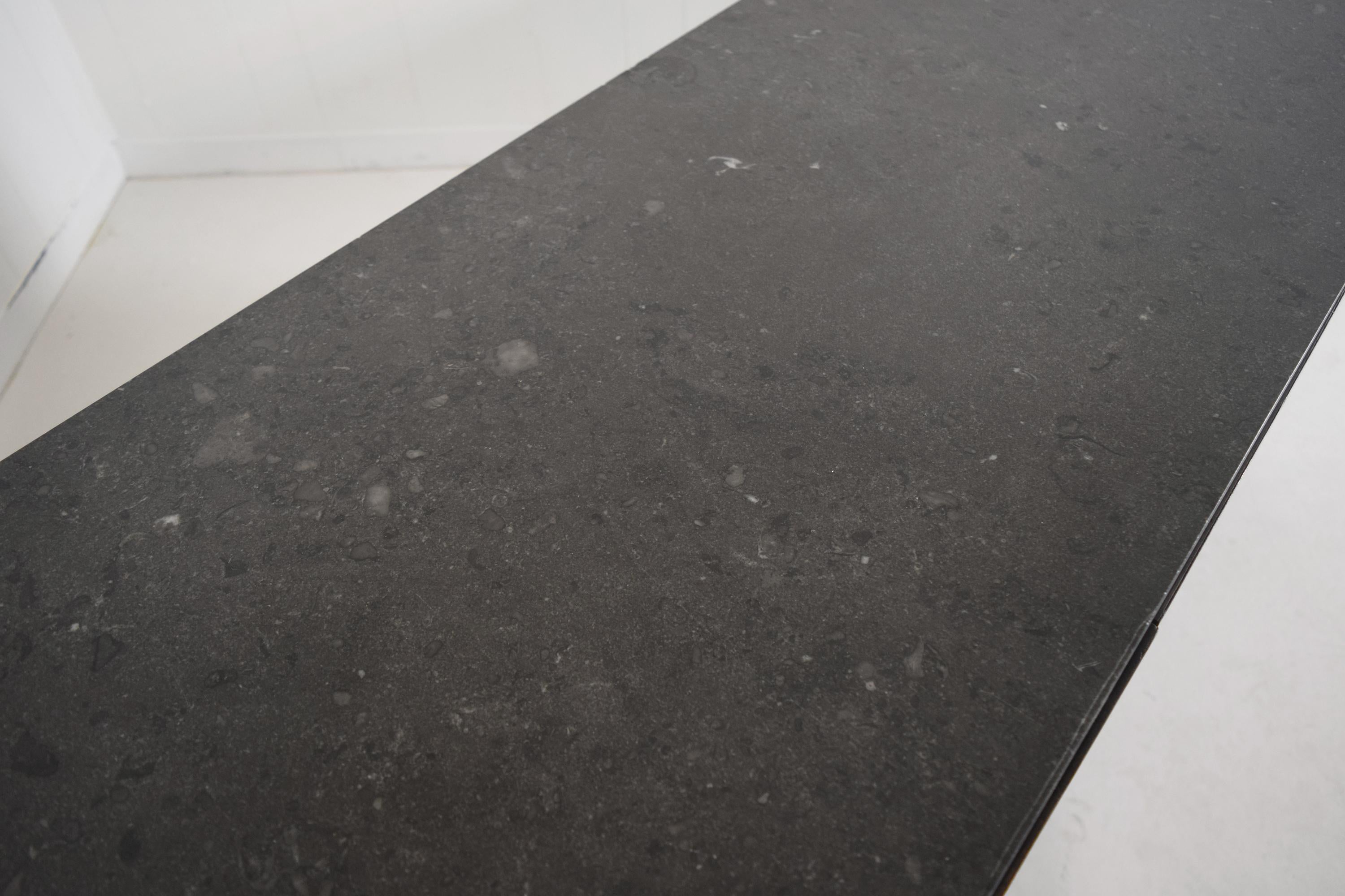 Unique Black Granite Sideboard by Paul McCobb for Calvin 10