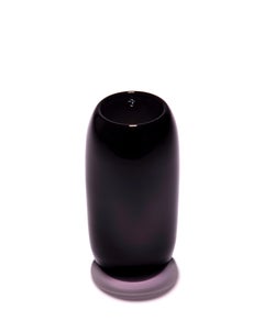 Unique Black Harvest Glass Vase by Tiina Sarapu