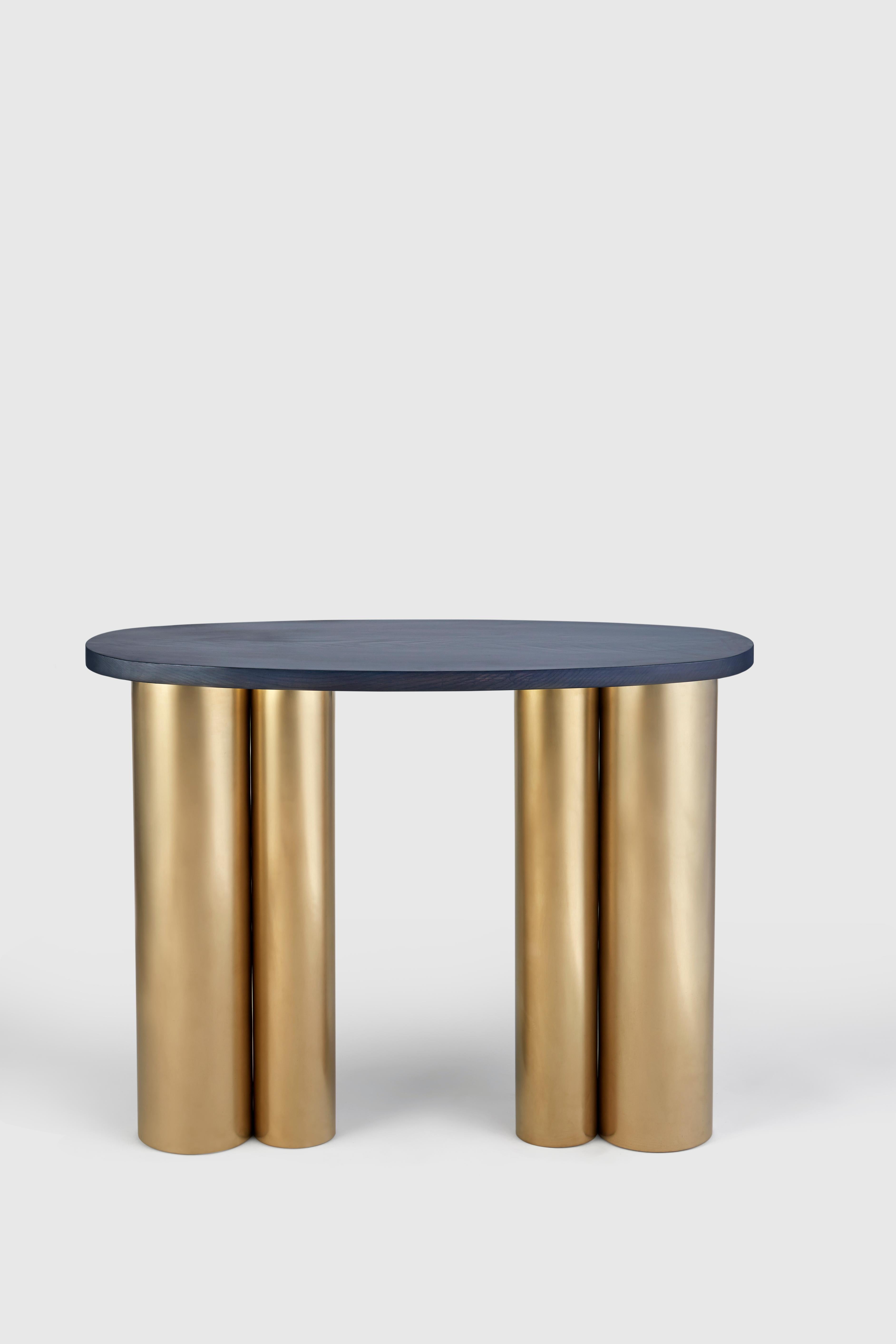 Modern Unique Bloom Table Gold by Hatsu For Sale