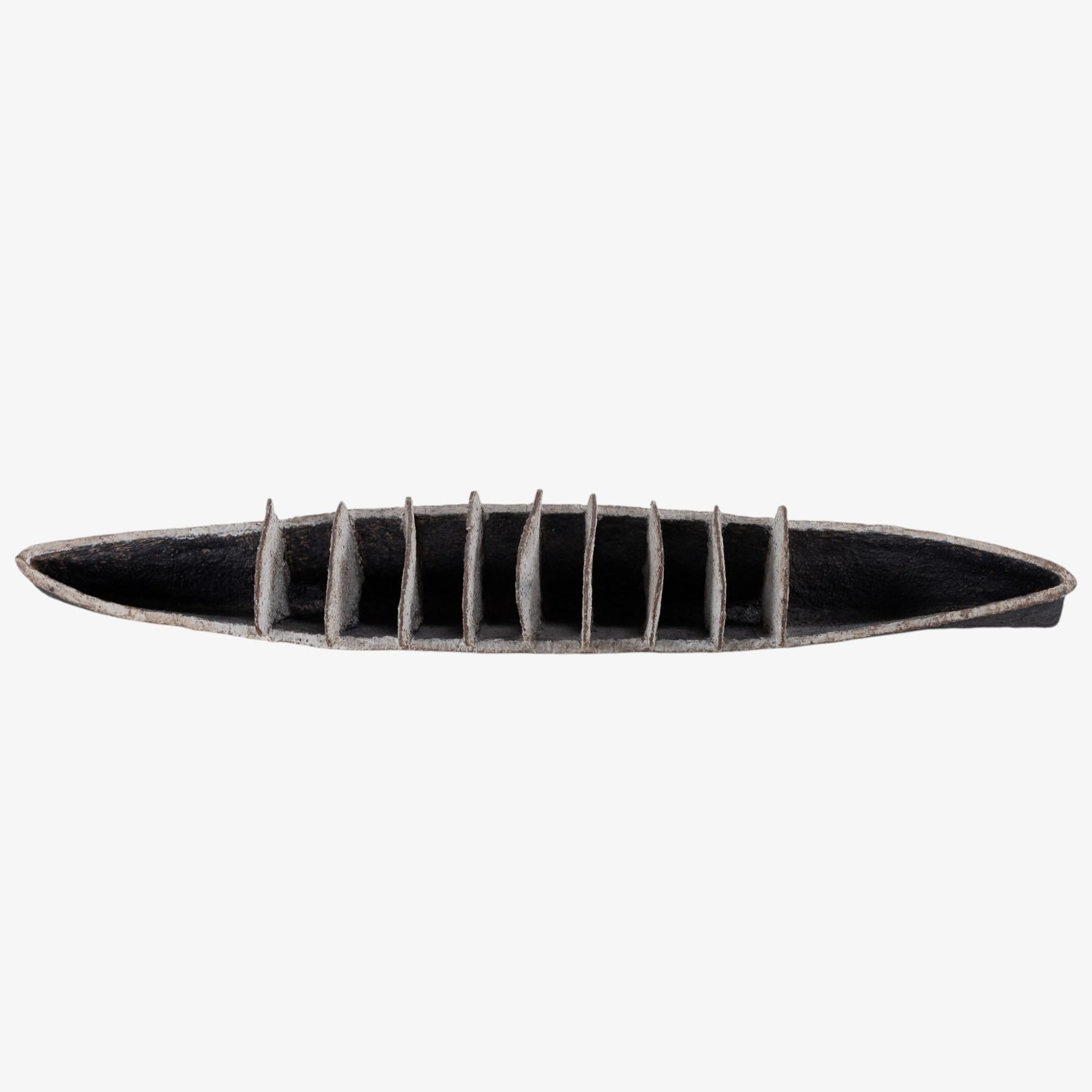 20th Century Unique 'Boat' sculpture in ceramic by Gunhild Aaberg For Sale