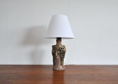 Unique Bodil Marie Nielsen Danish Modern Ceramic Table Lamp, 1960s