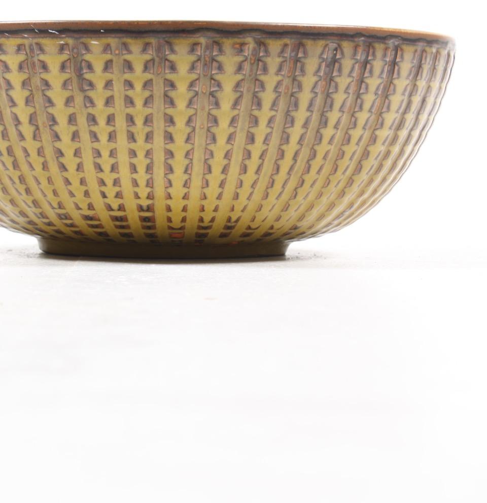 Mid-20th Century Unique Bowl Design by Carl Halier for Royal Copenhagen For Sale