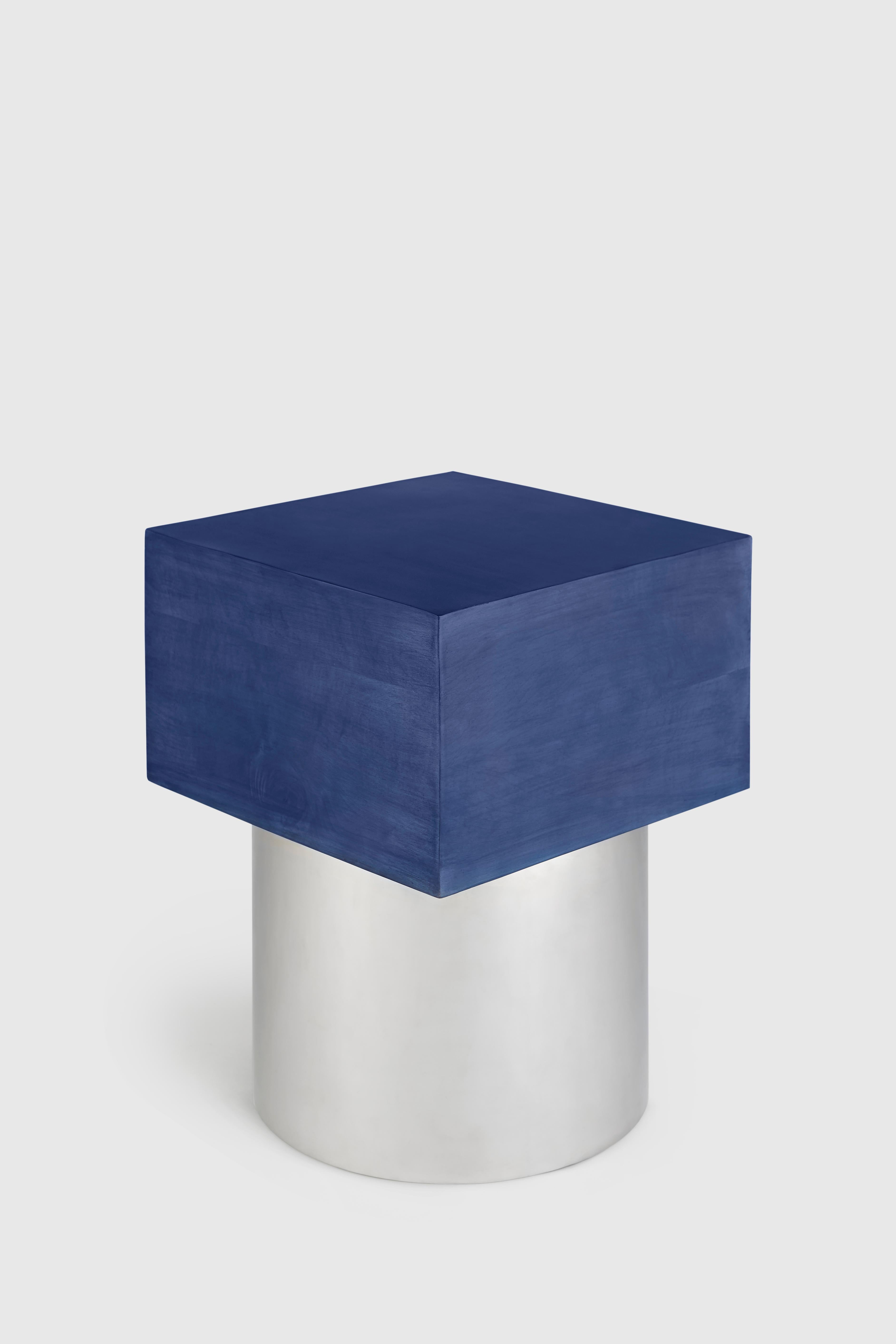 Modern Unique Box Table by Hatsu For Sale