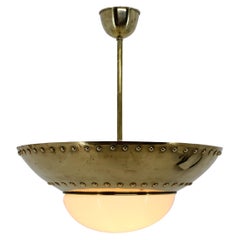 Unique Brass Chandelier by Franta Anyz, 1920s