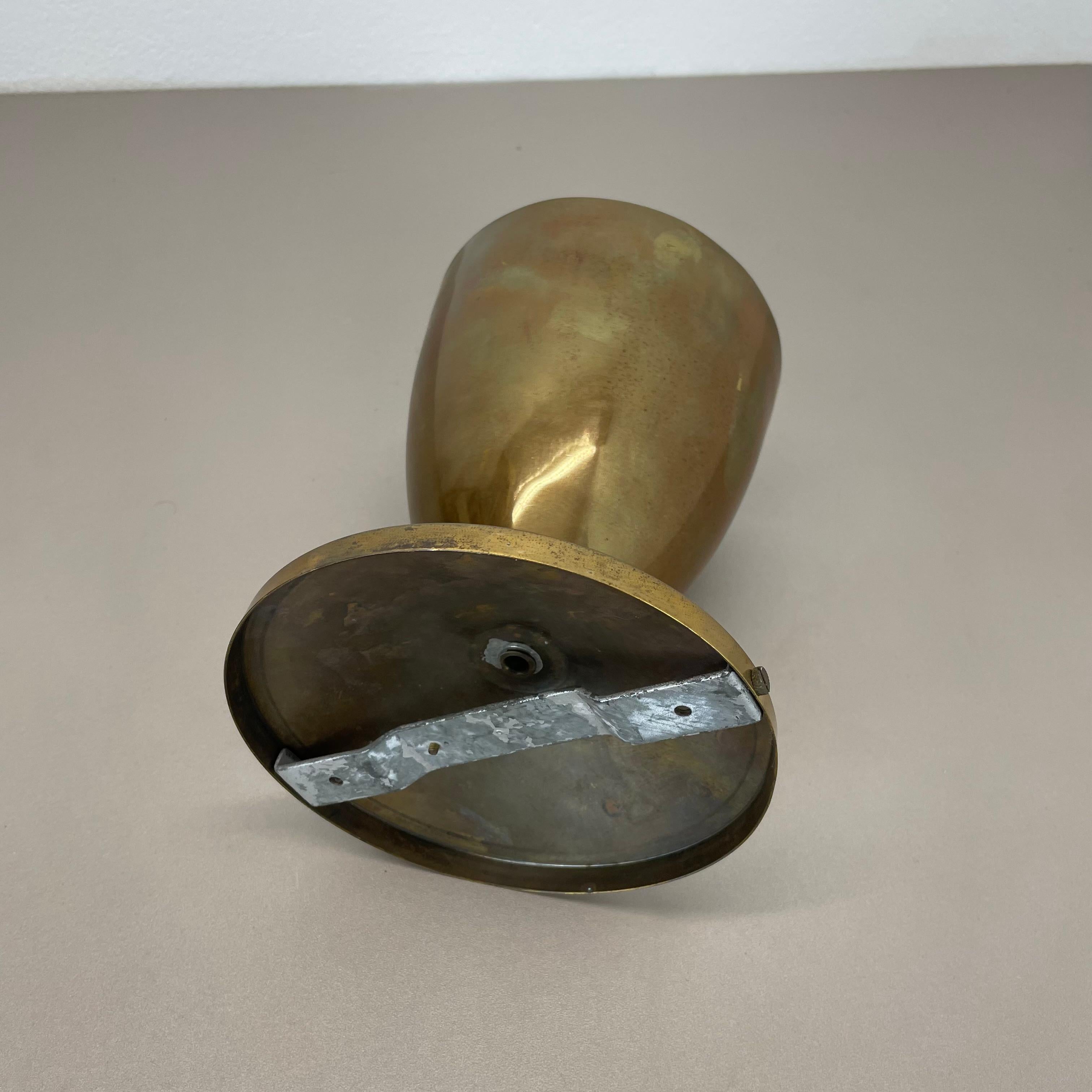 spot unique en laiton Gino Sarfatti Style Ceiling Light Flushmount Italy 1950s en vente 8