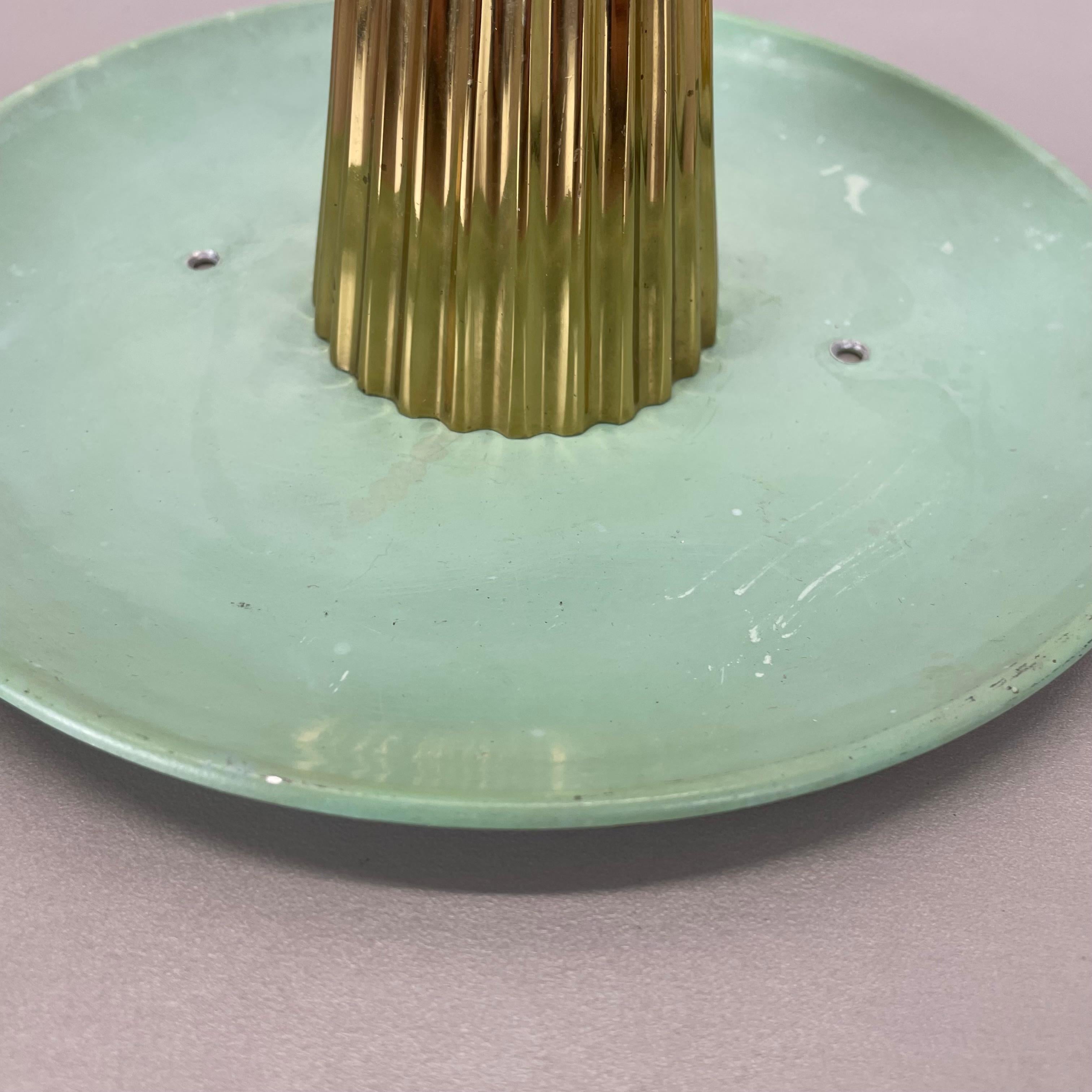 unico spot in ottone STILNOVO Style parete Plafoniera Flushmount Italia 1950s in vendita 5